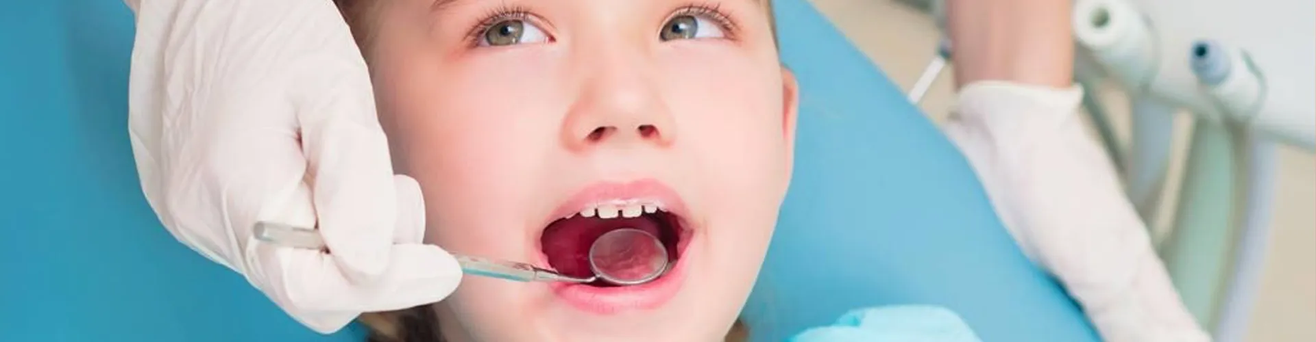 Child at the dentist